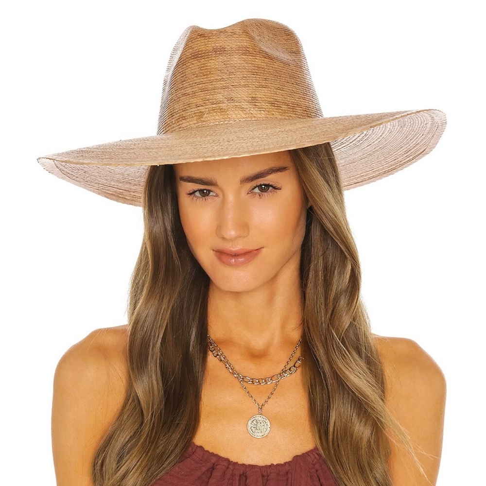 New Unworn Palma Wide Fedora Straw Hat from Lack of Color Large/XL